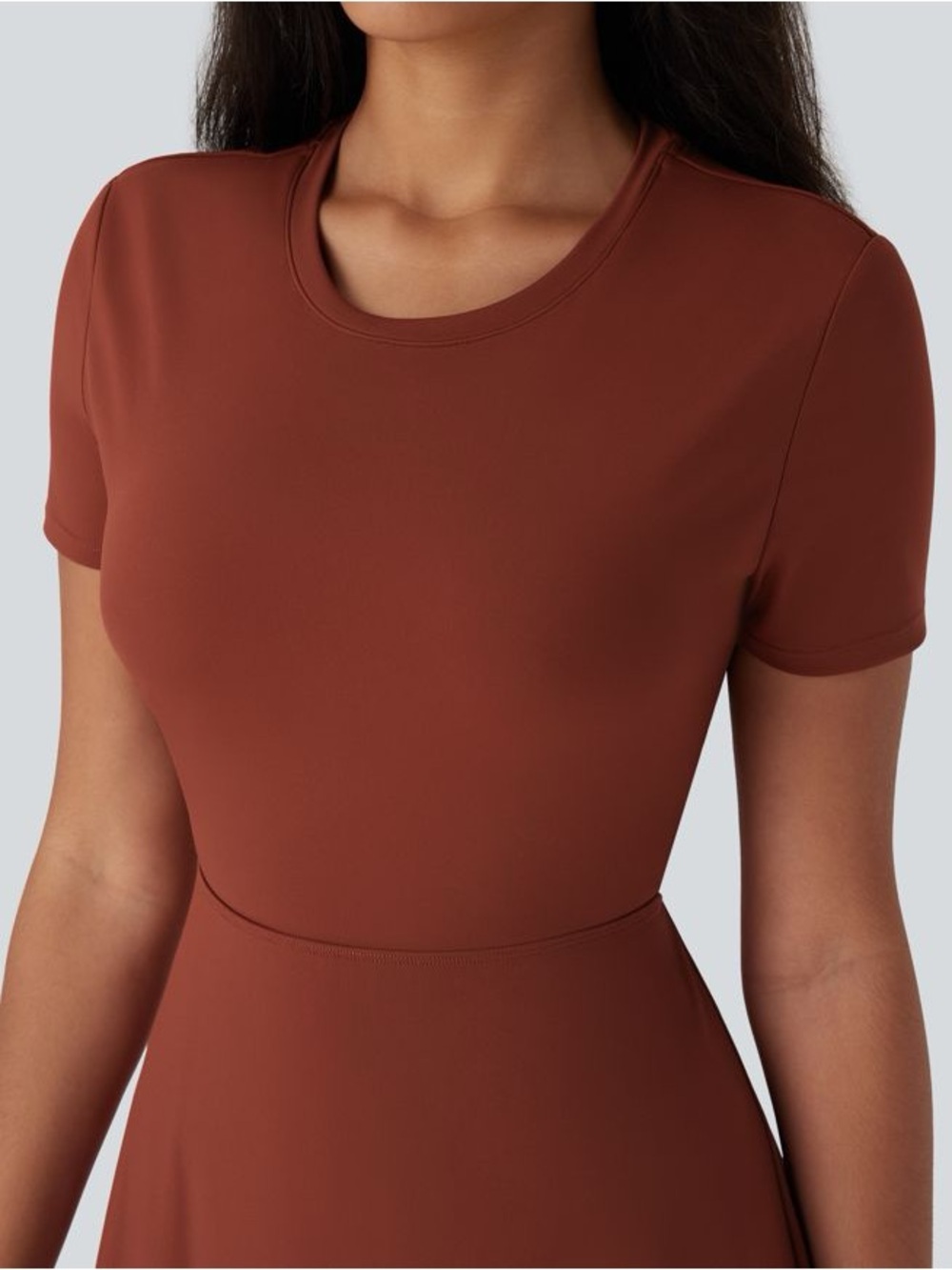 Halara Women's Cut Out Flare Mini Dance Active
Dress Rust - Picture 2 of 3